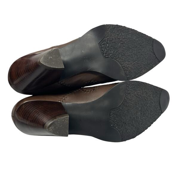 White Mountain RODEO Womens Western Ankle Bootie Pointed Toe Dress Shoe Cowgirl - Picture 9 of 10